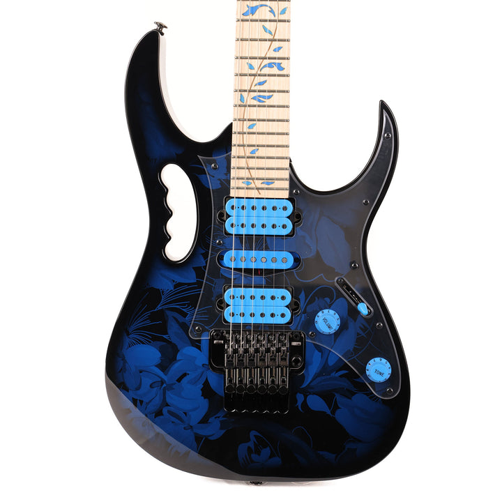 Ibanez JEM77P Steve Vai Signature Blue Floral Pattern