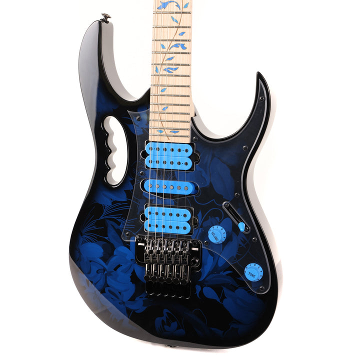 Ibanez JEM77P Steve Vai Signature Blue Floral Pattern