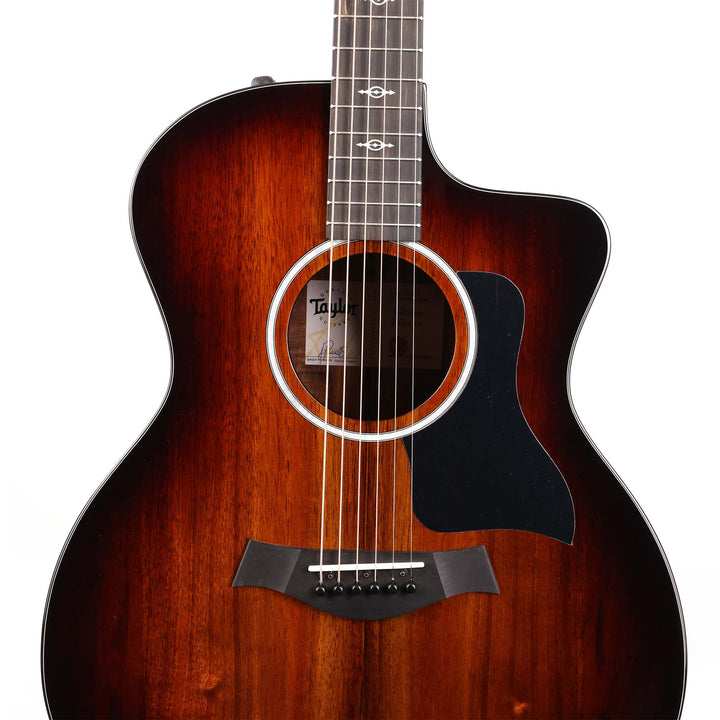Taylor 224ce-K DLX Koa Grand Auditorium Acoustic-Electric Shaded Edgeburst