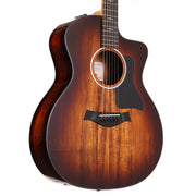 Taylor 224ce-K DLX Koa Grand Auditorium Acoustic-Electric Shaded Edgeburst