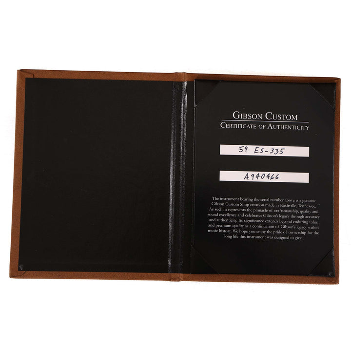 Gibson Custom Shop 1959 ES-335 Made 2 Measure Silverburst