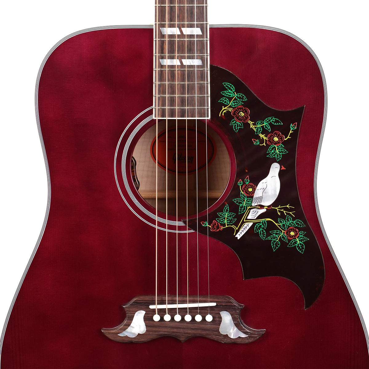 Gibson Custom Shop Dove Acoustic-Electric Made 2 Measure Transparent Purple — 4