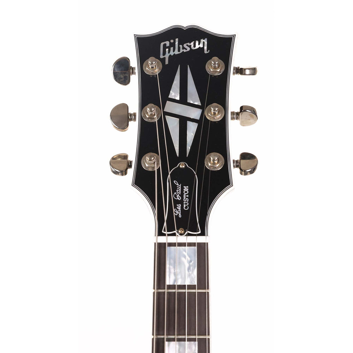 Gibson Custom Shop Les Paul Custom Made 2 Measure Ebony with Double Classic White Pickups — 6