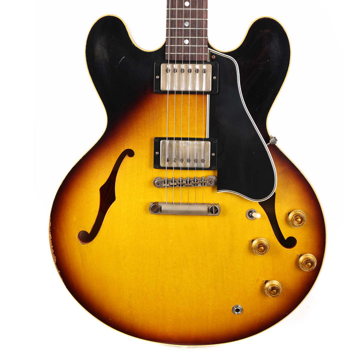 Gibson Custom Shop 1958 ES-335 Reissue Limited Edition Murphy Lab Heavy Aged Faded Tobacco Burst 2024