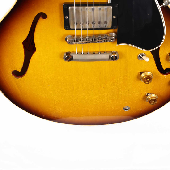 Gibson Custom Shop 1958 ES-335 Reissue Limited Edition Murphy Lab Heavy Aged Faded Tobacco Burst 2024