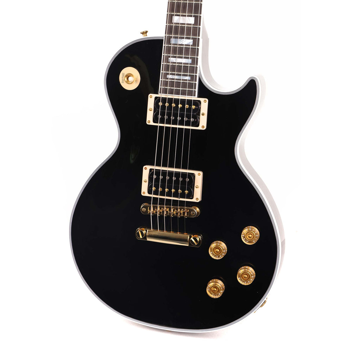 Gibson Custom Shop Les Paul Custom Made 2 Measure Black Bobbin Burstbuckers 2024 — 5