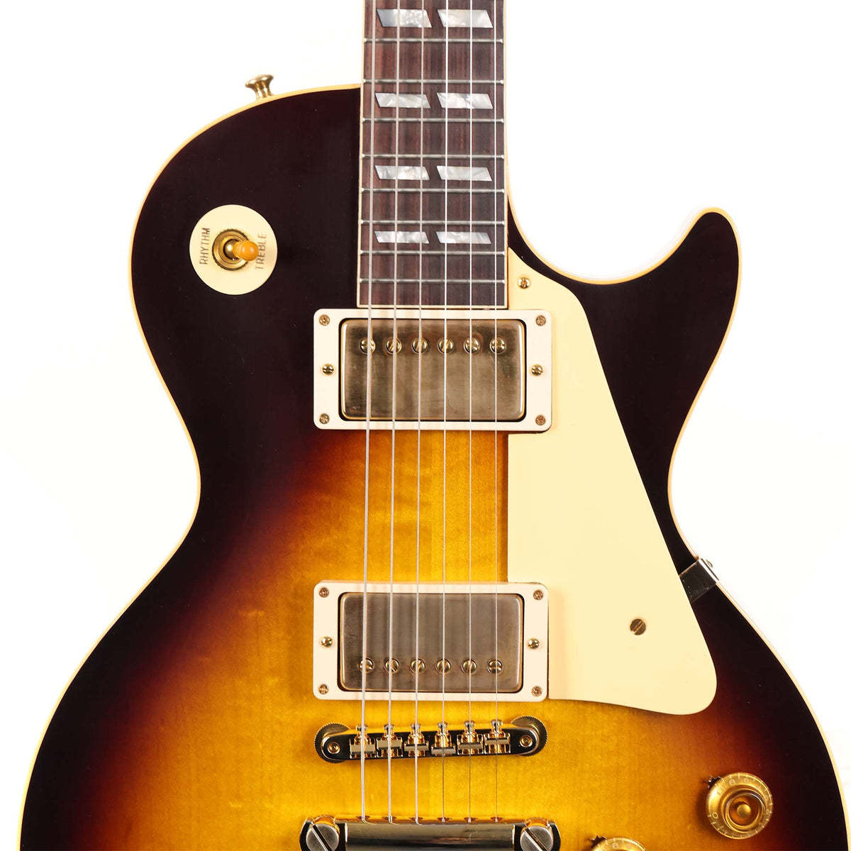 Gibson Custom Shop 1958 Les Paul Standard Made 2 Measure VOS Tobacco Sunburst and Split Parallelograms — 4