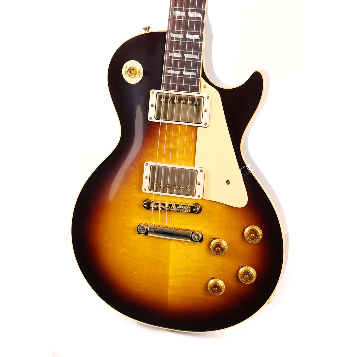Gibson Custom Shop 1958 Les Paul Standard Made 2 Measure VOS Tobacco Sunburst and Split Parallelograms — 5