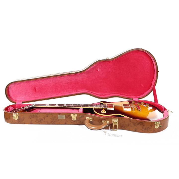 Gibson Custom Shop 1958 Les Paul Standard Made 2 Measure VOS Tobacco Sunburst and Split Parallelograms