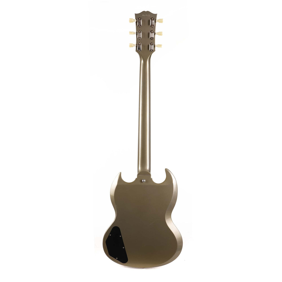 Gibson Custom Shop '61 Reissue Made 2 Measure Silver Mist Poly with Split Diamond Inlays — 3