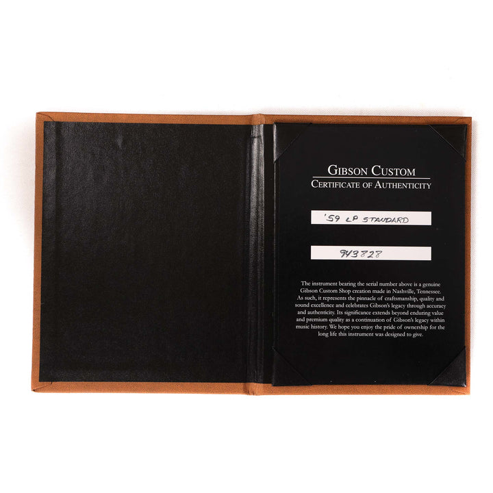 Gibson Custom Shop 1959 Les Paul Standard Made 2 Measure VOS Tobacco Burst