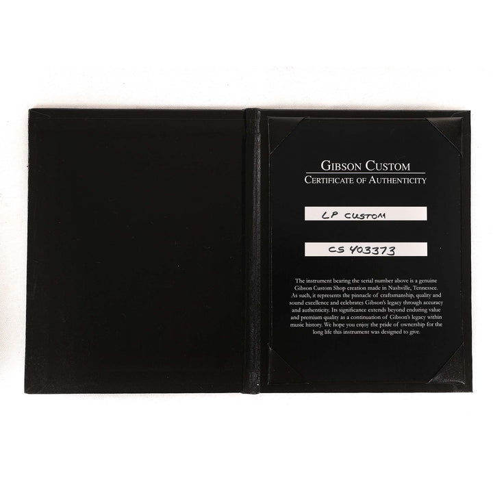 Gibson Custom Shop Les Paul Custom Made 2 Measure '60 V3 Neck Antique White