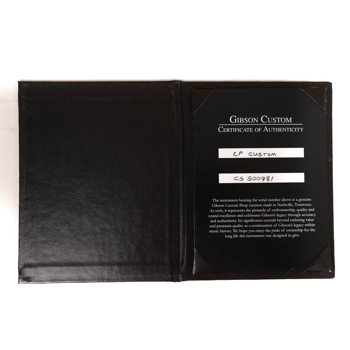 Gibson Custom Shop Les Paul Custom Made 2 Measure Classic White Triple Humbucker