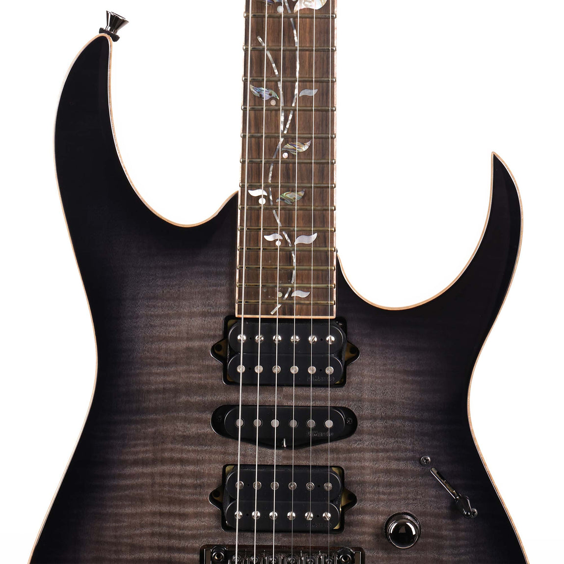 Ibanez j. Custom RG8570 Black Rutile | The Music Zoo