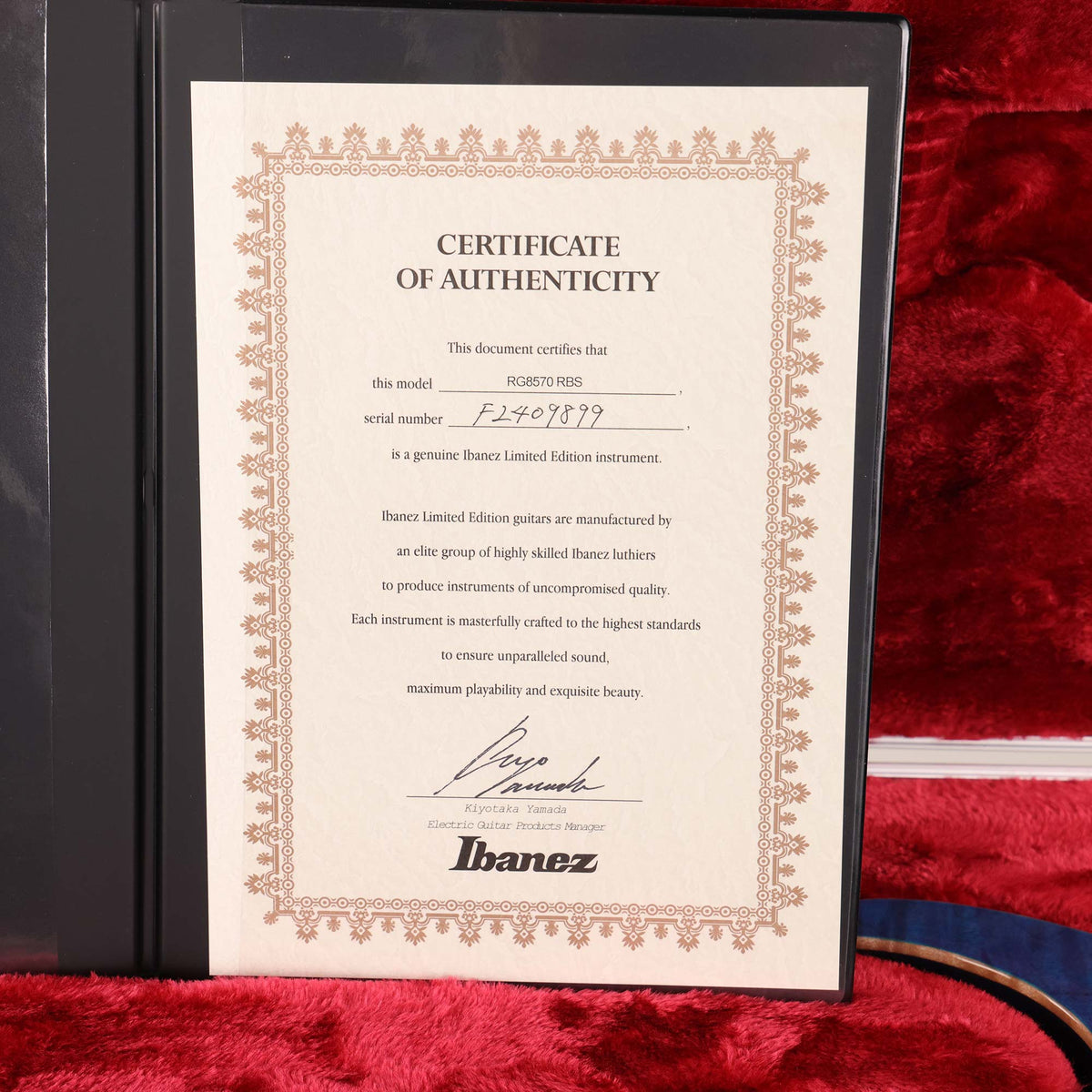 Ibanez j. Custom RG8570 Royal Blue Sapphire — 8