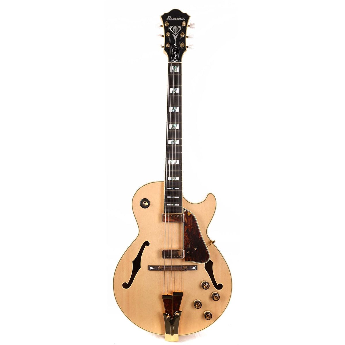 Ibanez GB10 George Benson Signature Guitar Natural Used — 2