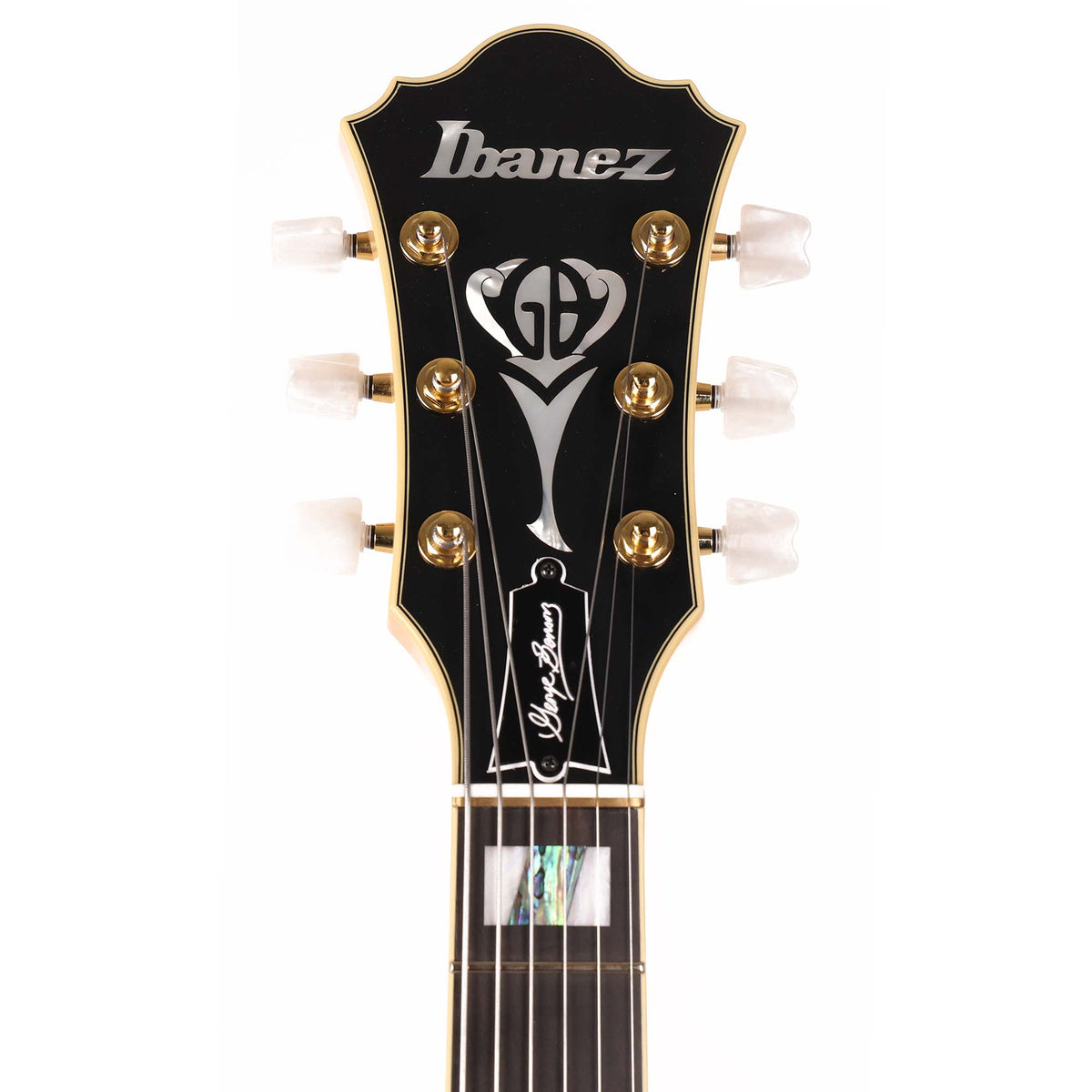 Ibanez GB10 George Benson Signature Guitar Natural Used — 6