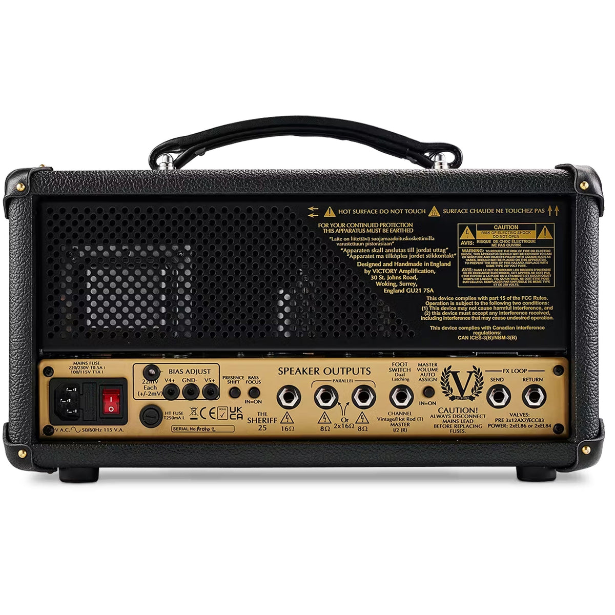 Victory Amplification The Sheriff 25 Guitar Amplifier Head — 3