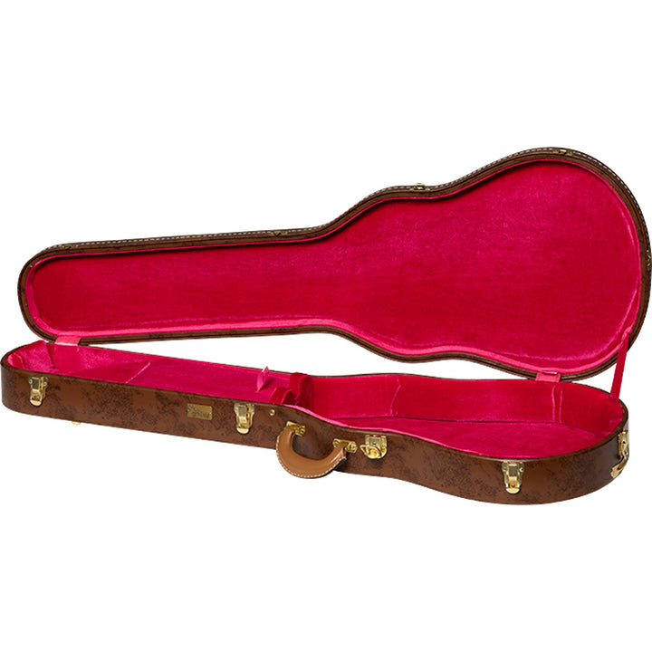 Lifton Historic 5-Latch Brown/Pink Les Paul Hardshell Case