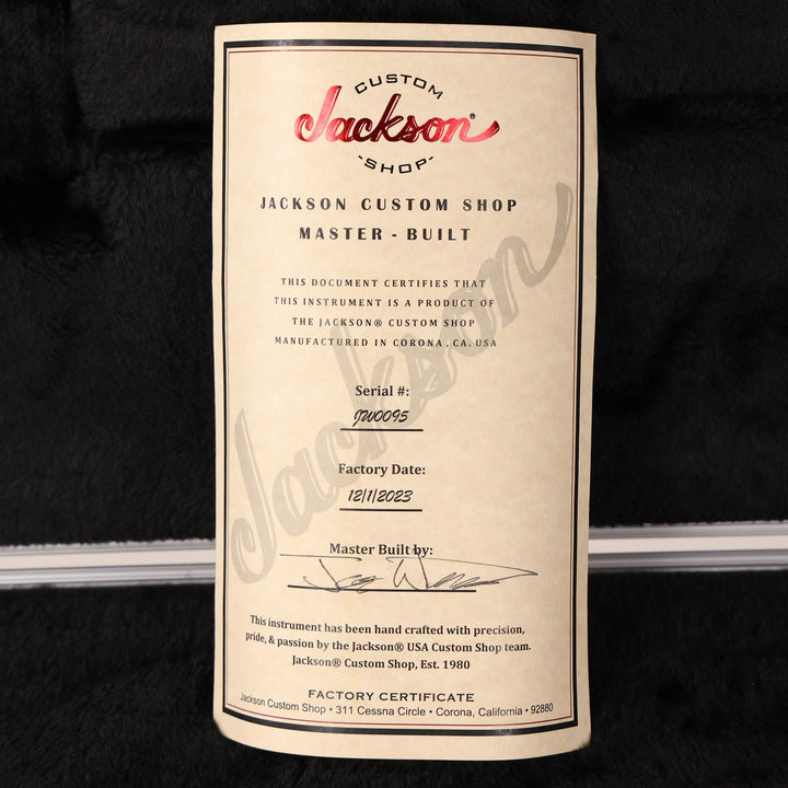 Charvel Custom Shop Style 2 Natural Oil Masterbuilt Metal Joe Williams