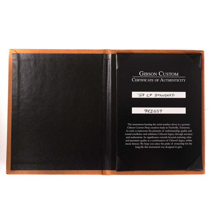 Gibson Custom Shop 1959 Les Paul Standard Left-Handed Made 2 Measure VOS Iced Tea