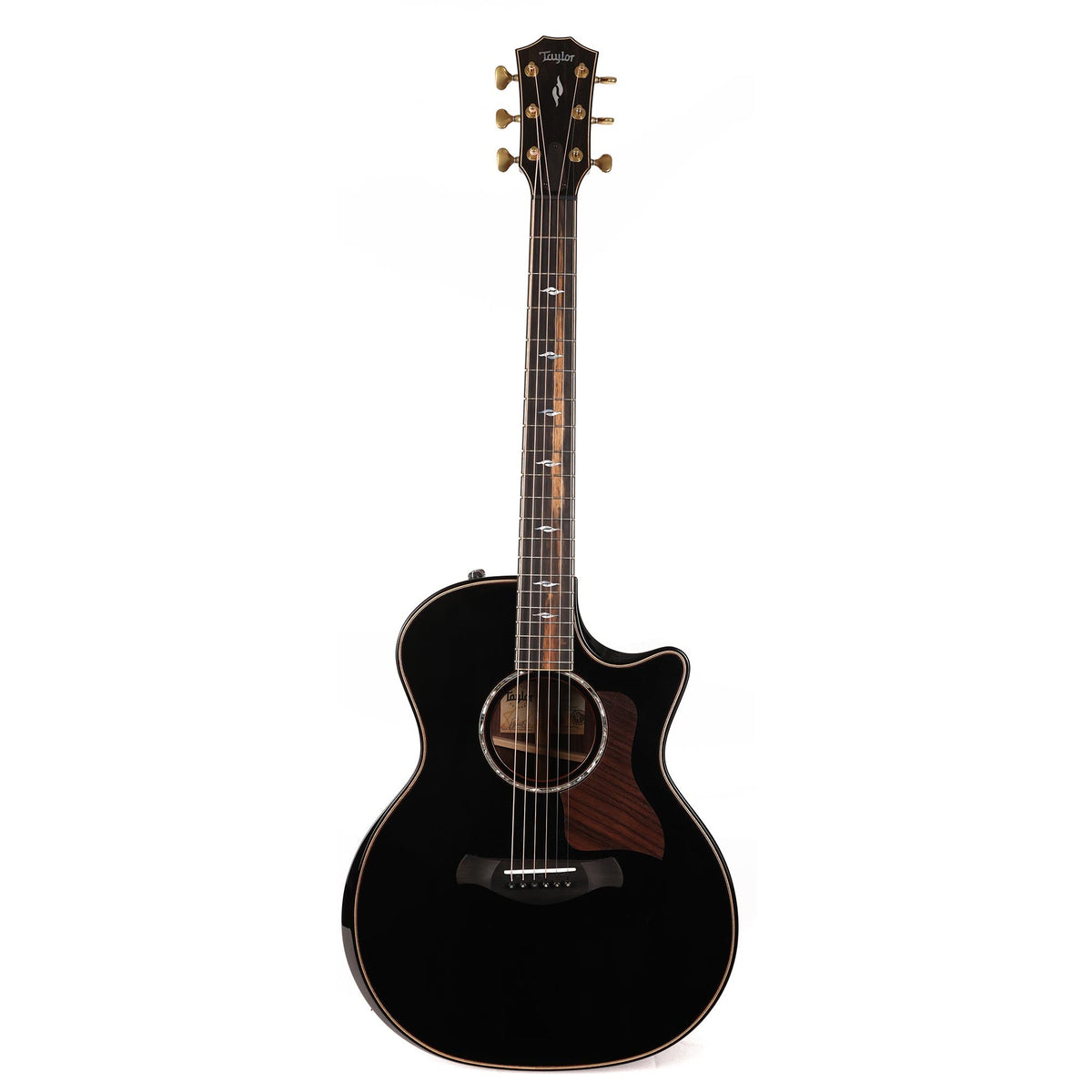 Taylor Builder's Edition 814ce Grand Auditorium Acoustic-Electric Blacktop Floor Demo — 2