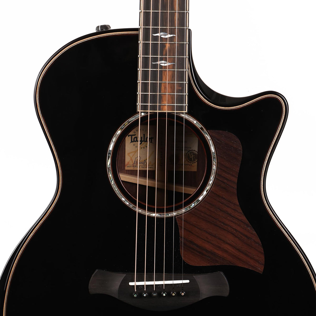 Taylor Builder's Edition 814ce Grand Auditorium Acoustic-Electric Blacktop Floor Demo — 4