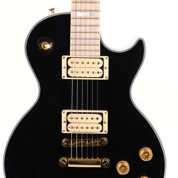 Gibson Custom Shop Les Paul Custom Made 2 Measure Ebony Gloss Maple Fretboard