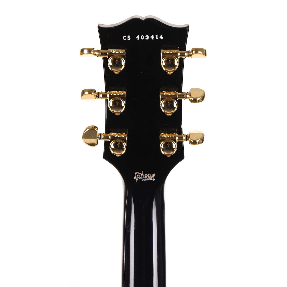 Gibson Custom Shop Les Paul Custom Made 2 Measure Ebony Gloss Maple Fretboard — 7