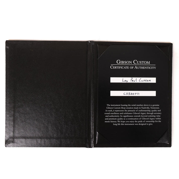 Gibson Custom Shop Les Paul Custom Made 2 Measure Maple Neck Iced Tea Gloss