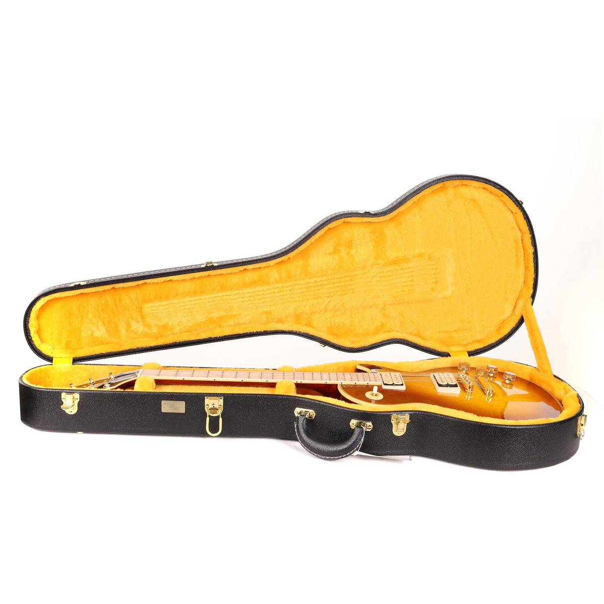 Gibson Custom Shop Les Paul Custom Made 2 Measure Maple Neck Iced Tea Gloss — 9
