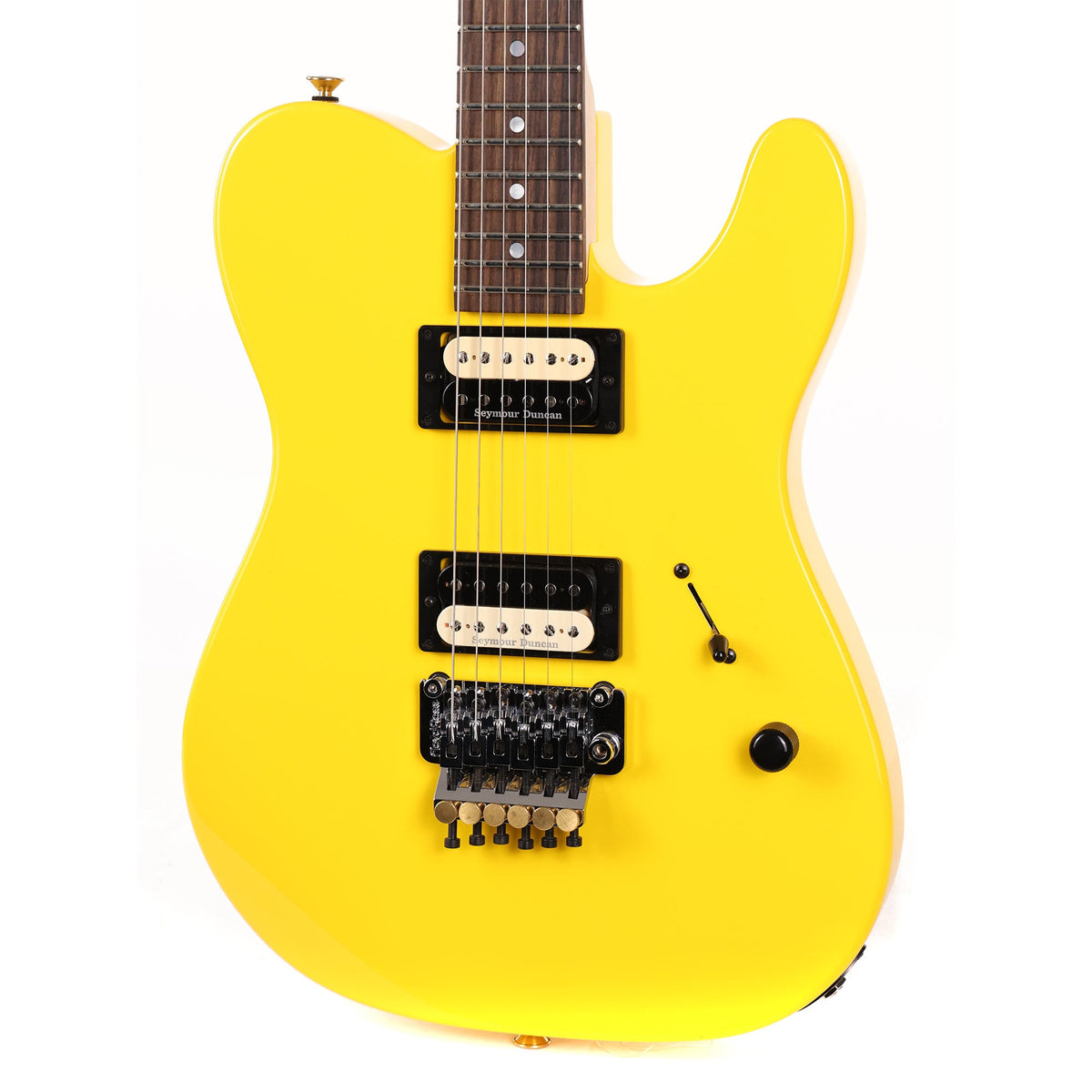 Charvel Custom Shop Style 2 Graffiti Yellow Used — 5