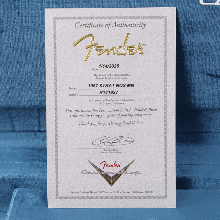 Fender Custom Shop 1957 Stratocaster NOS Fiesta Red with Matching Neck