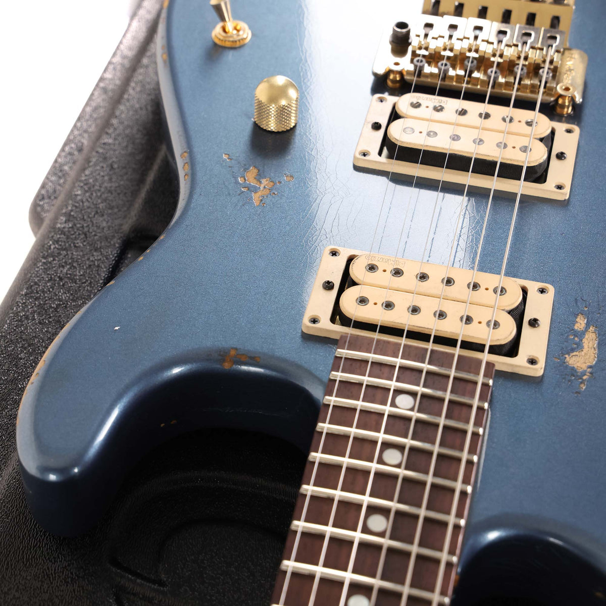 Charvel Custom Shop San Dimas Nitro Aged Navy Blue Metallic — 11