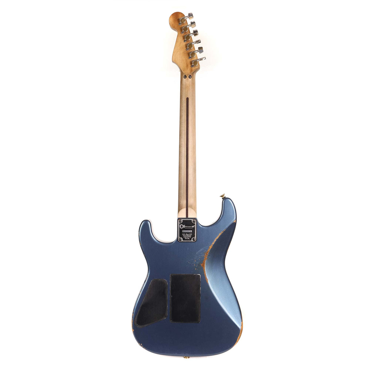 Charvel Custom Shop San Dimas Nitro Aged Navy Blue Metallic — 3