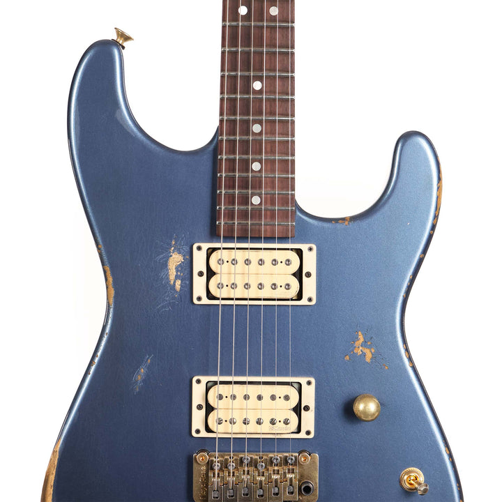 Charvel Custom Shop San Dimas Nitro Aged Navy Blue Metallic