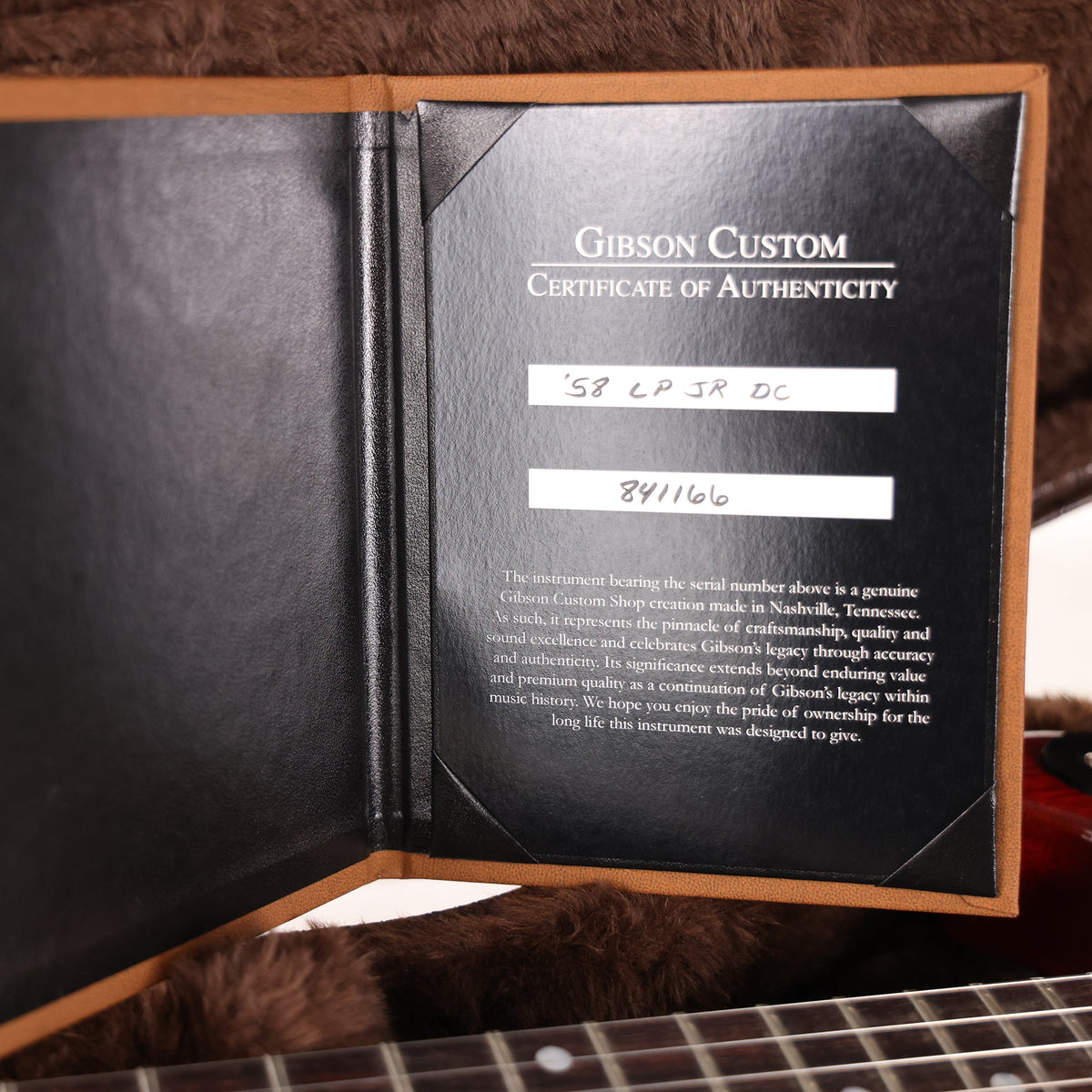 Gibson Custom Shop 1958 Les Paul Junior Double Cut Reissue Cherry VOS 2024 — 9