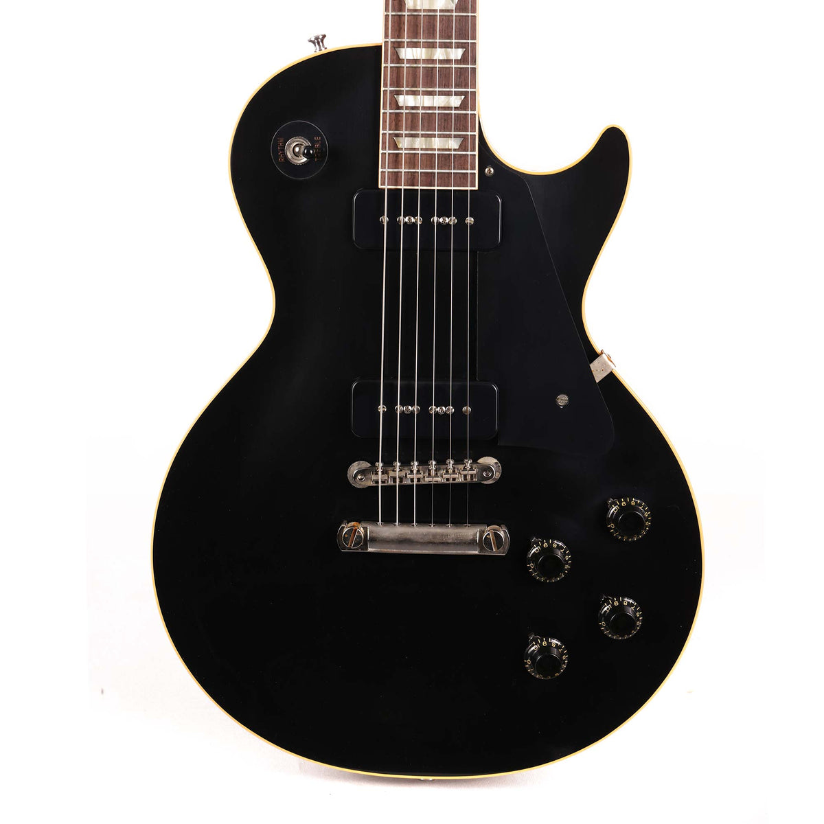 Gibson Custom Shop 1956 Les Paul Made 2 Measure VOS Ebony with Aniline Cherry Back 2024 — 1