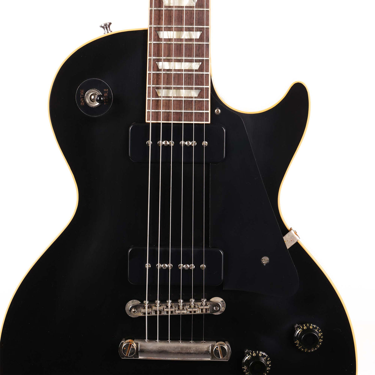 Gibson Custom Shop 1956 Les Paul Made 2 Measure VOS Ebony with Aniline Cherry Back 2024 — 4