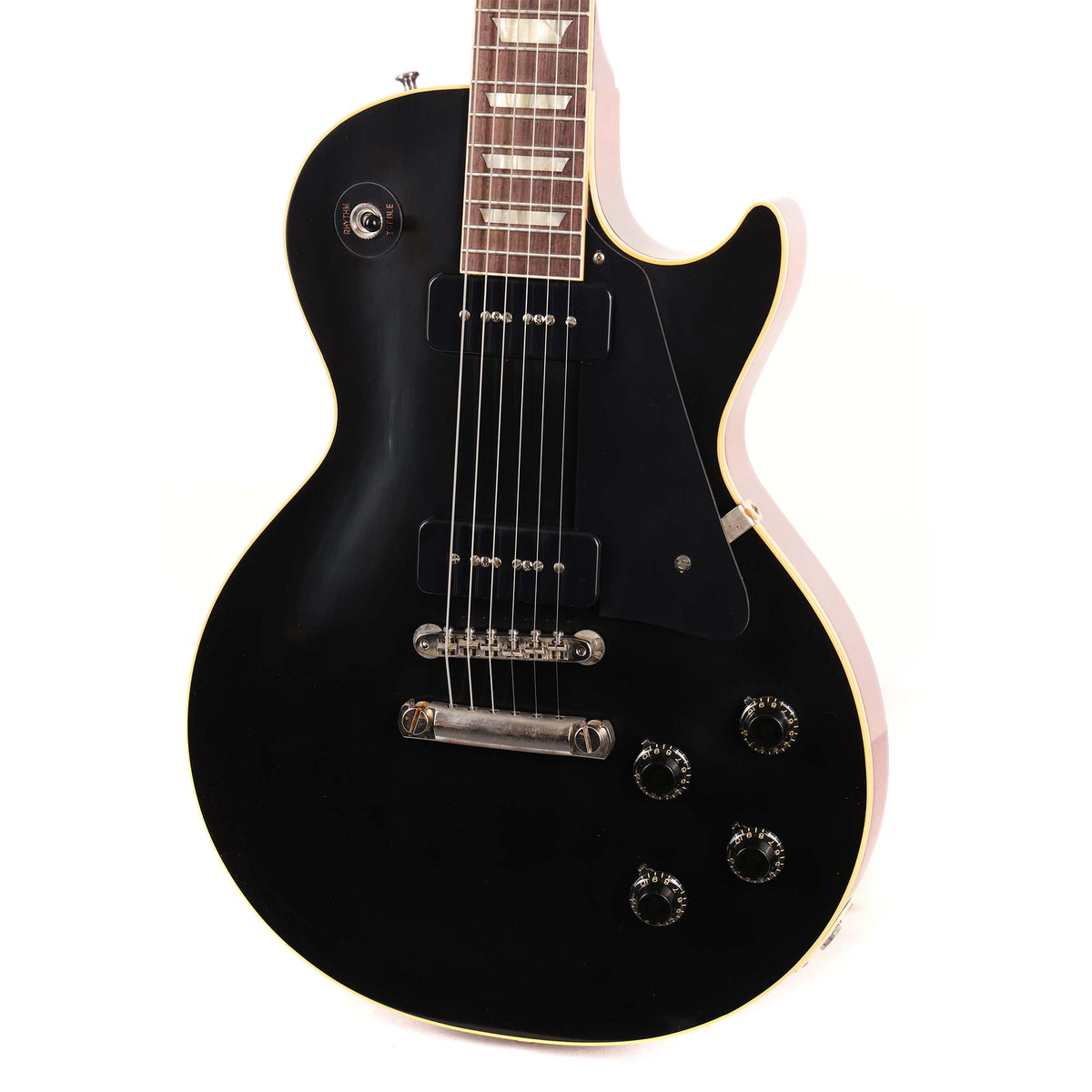 Gibson Custom Shop 1956 Les Paul Made 2 Measure VOS Ebony with Aniline Cherry Back 2024 — 5