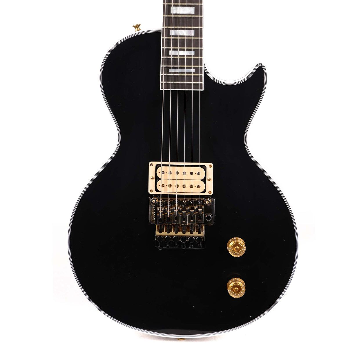 Gibson Custom Shop Les Paul Axcess Custom Made 2 Measure One Pickup VOS Ebony — 1