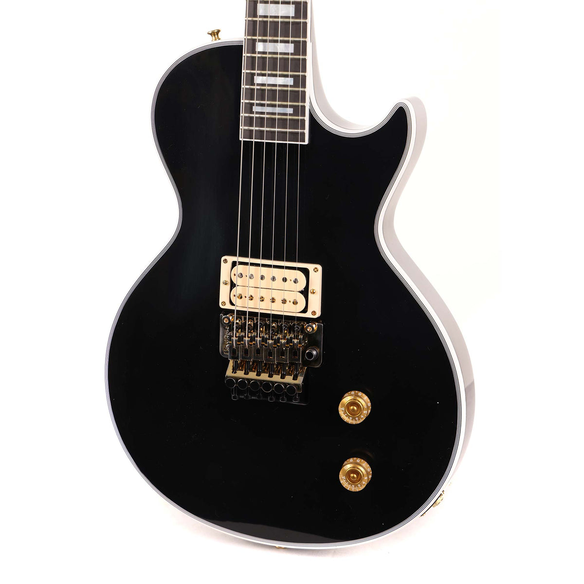 Gibson Custom Shop Les Paul Axcess Custom Made 2 Measure One Pickup VOS Ebony — 5