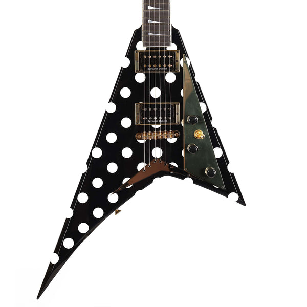 Jackson Custom Shop Rhoads RR-VS Fixed Bridge Black and White Polka Dots