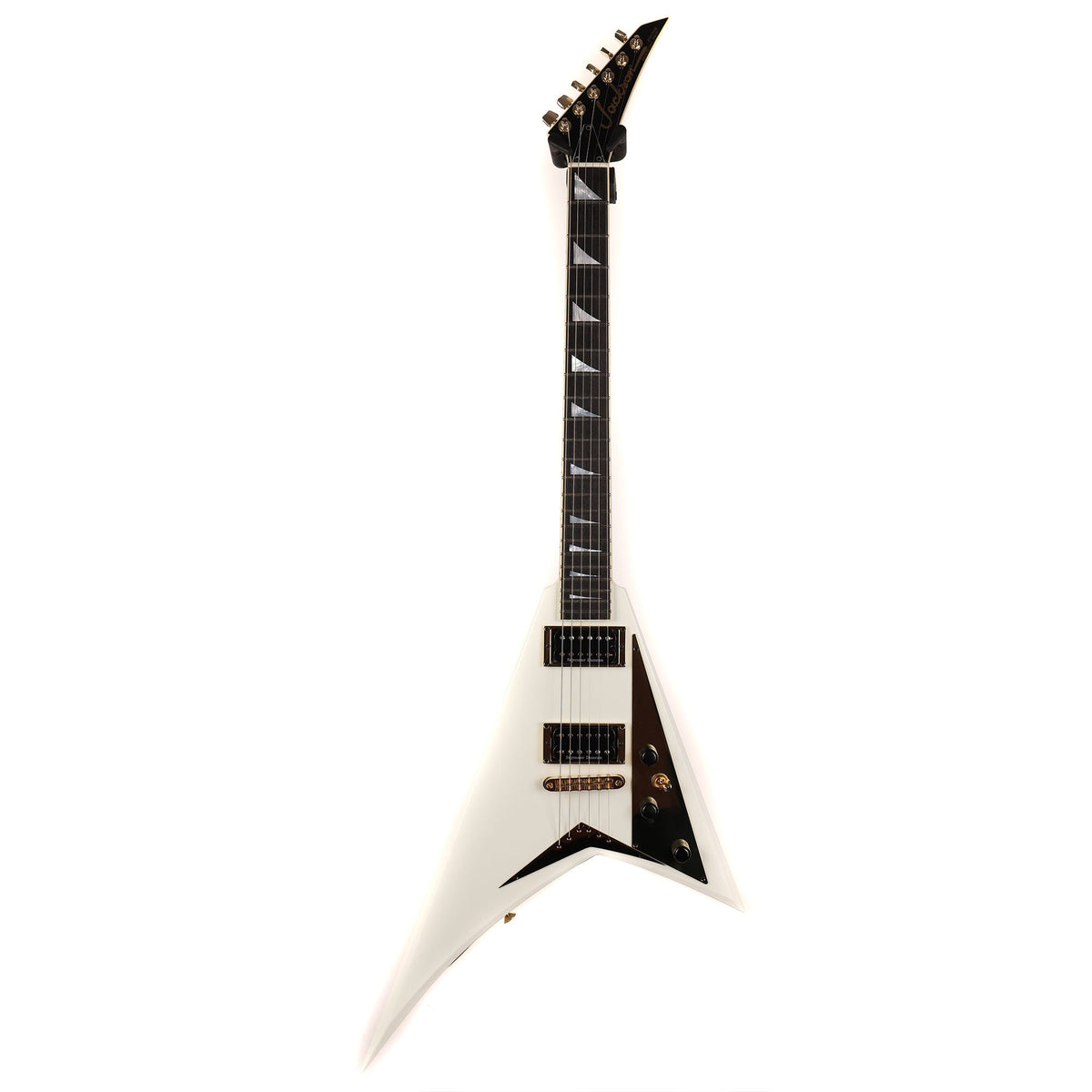 Jackson Custom Shop Rhoads RR-VS Fixed Bridge Faded Olympic White — 2