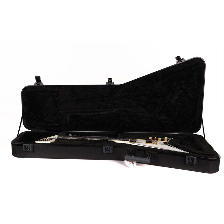 Jackson Custom Shop Rhoads RR-VS Fixed Bridge White and Black Pinstripes