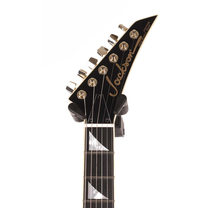 Jackson Custom Shop Rhoads RR-VS Fixed Bridge White and Black Pinstripes
