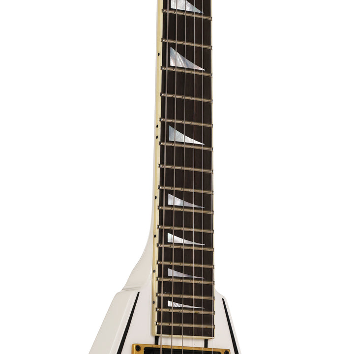 Jackson Custom Shop Rhoads RR-VS Fixed Bridge White and Black Pinstripes 2024