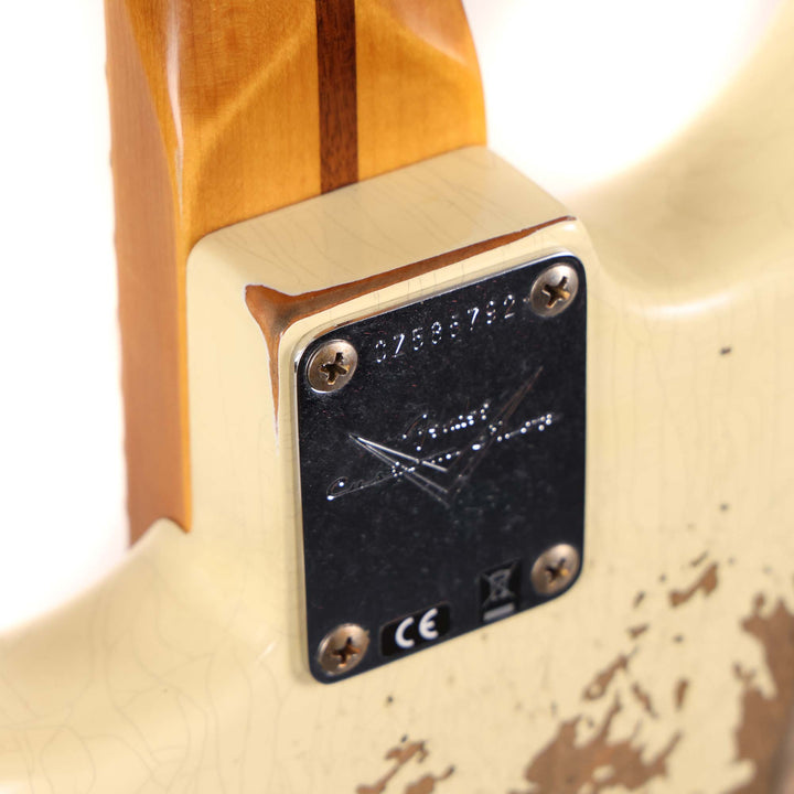 Fender Custom Shop ZF Stratocaster HSH Heavy Relic Vintage White