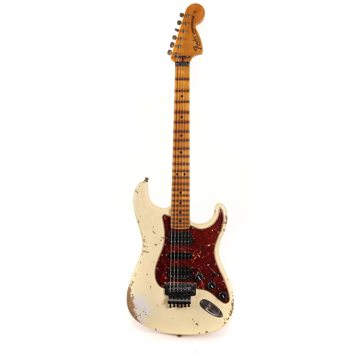 Fender Custom Shop ZF Stratocaster HSH Heavy Relic Vintage White — 2