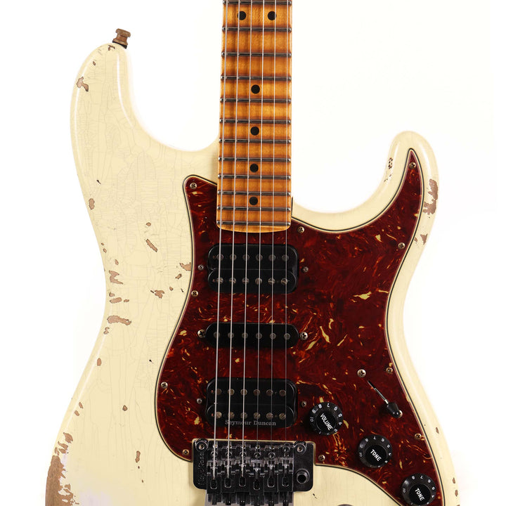 Fender Custom Shop ZF Stratocaster HSH Heavy Relic Vintage White